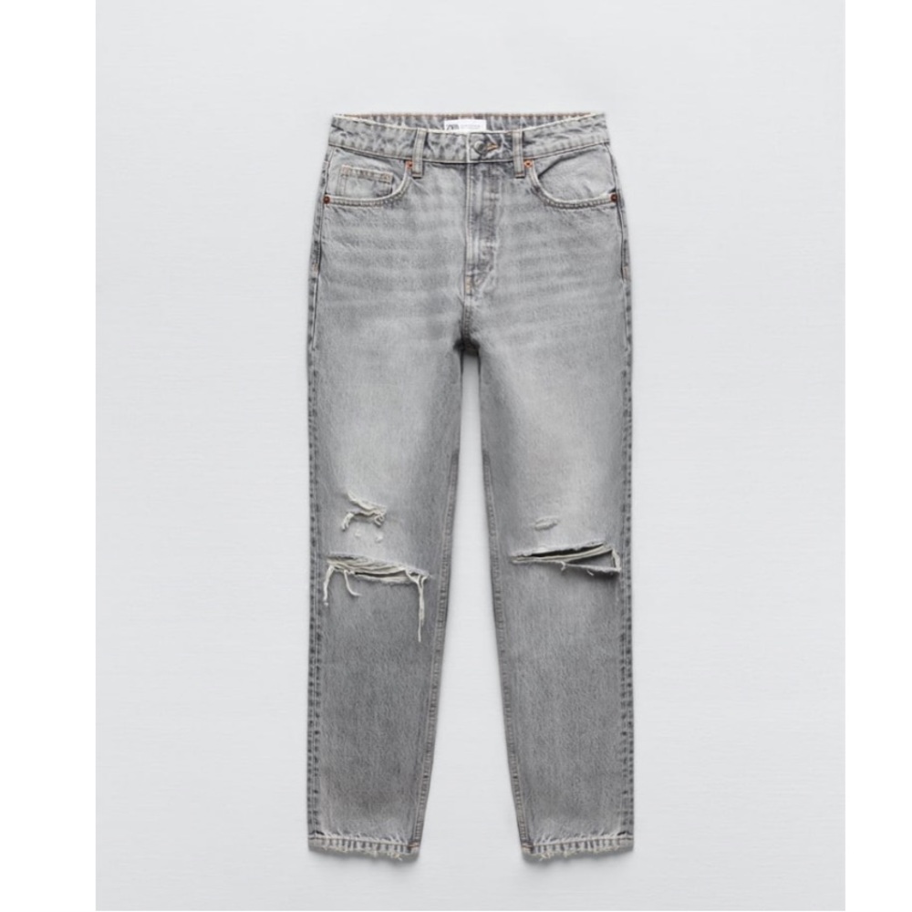 NEW WITH TAGS Classic Mom Fit Hi-Rise Ankle Length Zara Jeans